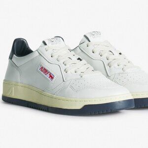 MAISON KITSUNE x AUTRY MEDALIST SNEAKERS (White + Blue) Size 37